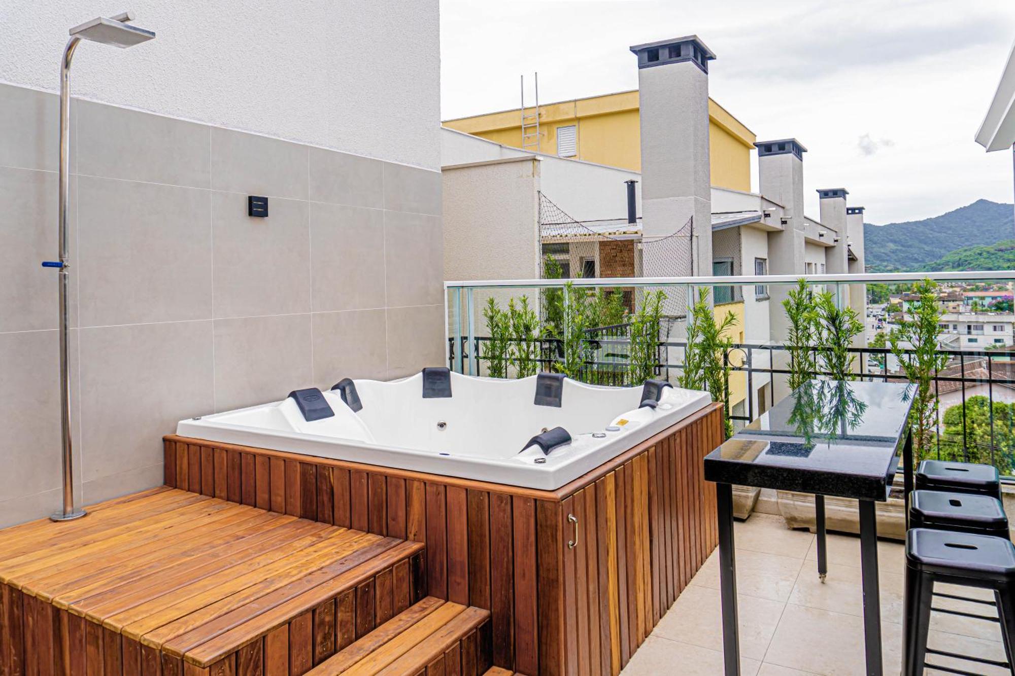Cobertura Premium Hidro 3Quartos 2Vagas Ubatuba Luaran gambar